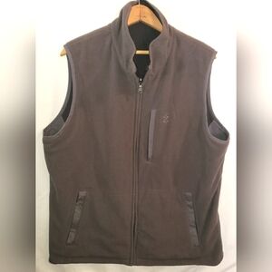 IZOD PERFORMX Men's Reversible Vest Black/Gray Size Large